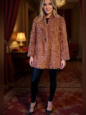 ZARA Teddy Bear Faux Fur Jacket XS